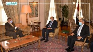 وزير الخارجية المصري يلتقي كوبيتش في القاهرة لبحث تطورات الأزمة الليبية
