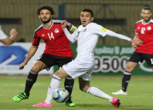 مباراة مصر وليبيا في تصفيات كأس العالم 2022 على ملعب طرابلس