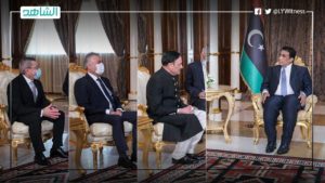 رئيس المجلس الرئاسي الليبي يتسلم أوراق اعتماد سفراء تركيا وباكستان وبنما الجدد