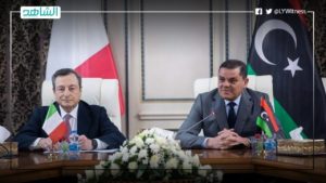 رئيس الحكومة الليبية يستقبل نظيره الإيطالي في طرابلس