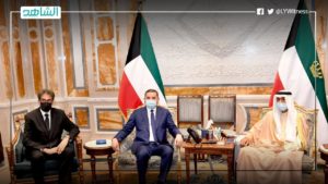 أمير الكويت يبحث مع رئيس الحكومة الليبية تعزيز العلاقات الثنائية