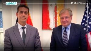 السفير الأمريكي يبحث مع “السايح” سبل دعم المجتمع الدولى لإجراء الانتخابات الليبية