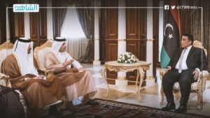 رئيس المجلس الرئاسي يبحث مع وزير الخارجية القطري مستجدات الأوضاع في ليبيا