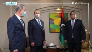 “المنفي” يبحث مع وزيري الخارجية والدفاع التركيين العلاقات الثنائية بين البلدين