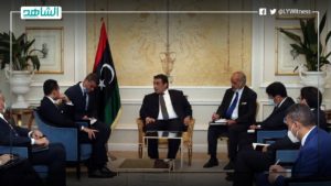 وزير الخارجية الإيطالي يلتقي رئيس المجلس الرئاسي الليبي في روما