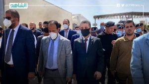 وفد من الحكومة الليبية يتفقد الأوضاع بمنفذ رأس اجدير ومدينة صبراتة