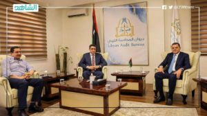 رئيس الحكومة الليبية يبحث عراقيل تنفيذ الخطة التنموية لعام 2021 بديوان المحاسبة