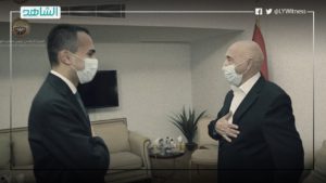رئيس مجلس النواب الليبي يبحث مع وزير الخارجية الإيطالي آخر التطورات السياسية في ليبيا