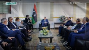 رئيس الحكومة الليبية يبحث مع وزيرة الداخلية الإيطالية التعاون المشترك في ملف الهجرة غير الشرعية