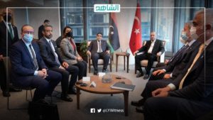 المنفي يبحث مع أردوغان مستجدات الأوضاع في ليبيا