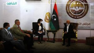 المبعوث الأممي يبحث مع رئيس مجلس النواب تطورات الأوضاع السياسية في ليبيا