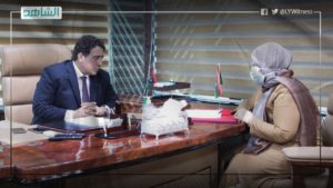 “المنفي” يبحث مع وزيرة العدل الأوضاع في السجون الليبية