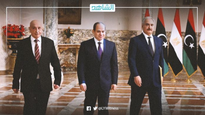 تفاصيل لقاء الرئيس المصري ورئيس البرلمان الليبي والمشير خليفة حفتر بالقاهرة