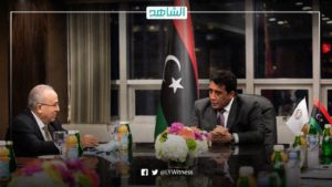 رئيس المجلس الرئاسي الليبي يلتقي وزير خارجية الجزائر
