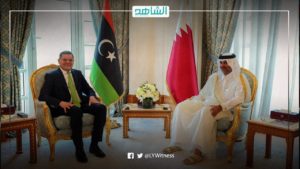 رئيس الحكومة الليبية يناقش مع نظيره القطري تطوير التعاون الاقتصادي بين البلدين