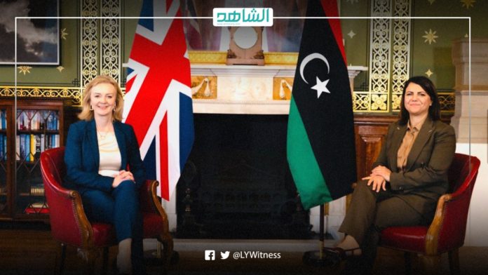 وزيرة الخارجية الليبية تلتقي نظيرتها البريطانية في لندن
