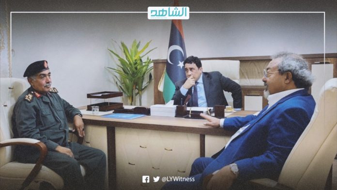 رئيس المجلس الرئاسي يلتقي القائد العام المكلف للجيش الليبي