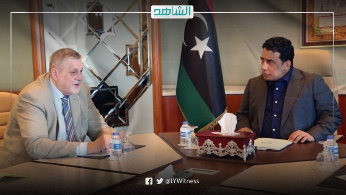 رئيس المجلس الرئاسي محمد المنفي ورئيس البعثة الأممية في ليبيا