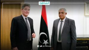 “القطراني” يبحث مع السفير الألماني تطورات تنفيذ خارطة الطريق الليبية