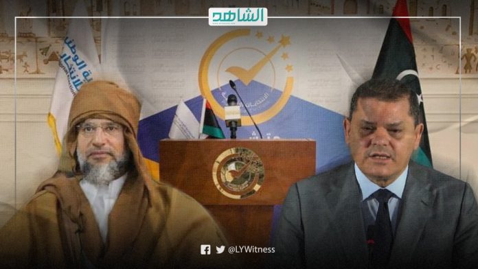 عبد الحميد دبيبة وسيف الإسلام القذافي