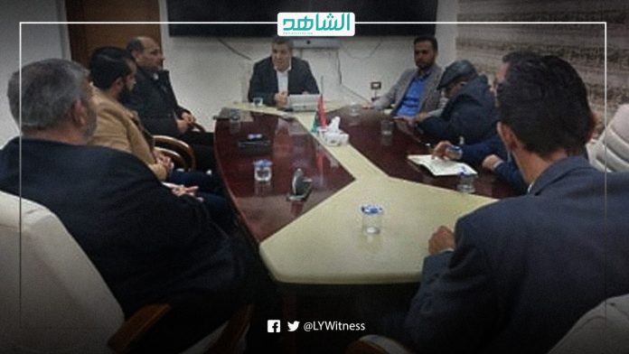 اجتماع وزير التعليم في ليبيا مع مدير إدارة التعليم الخاص