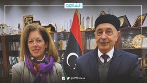 ويليامز تلتقي عقيلة صالح لبحث مستجدات الانتخابات الليبية