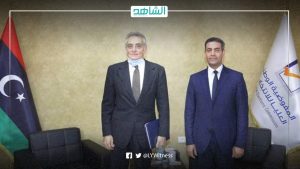 رئيس مفوضية الانتخابات يبحث مع السفير الإيطالي في ليبيا آخر المستجدات السياسية