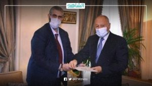 الأمين العام لجامعة الدول العربية يتسلم أوراق اعتماد مندوب ليبيا الجديد