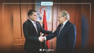 مرشح أم رئيس حكومة.. بأي صفة التقى دبيبة السفير الأمريكي في ليبيا؟
