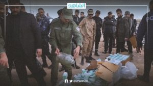 ضمن الحملة الأمنية الموسعة في طبرق.. اعتقال 30 مهرب مخدرات وإعدام نصف مليون قرص “ترامادول”