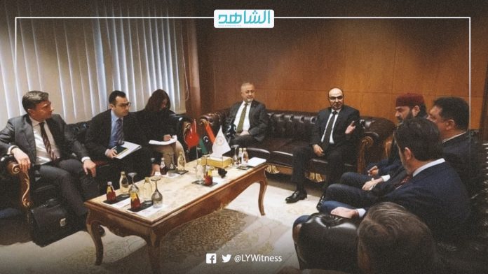 لقاء السفير التركي لدى ليبيا مع عدد من أعضاء مجلس النواب