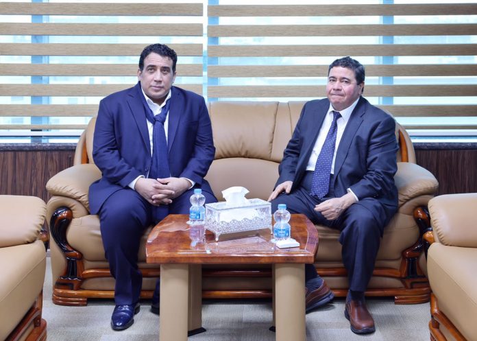 محمد المنفي يبحث مسار الانتخابات الليبية مع رئيس مجلس القضاء