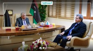“القطراني” يبحث مع “عون” أسباب توقف الإنتاج في حقول النفط الليبية