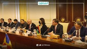 رئيس الحكومة الليبية يبحث في تشاد التعاون الأمني وتأمين الحدود المشتركة بين البلدين