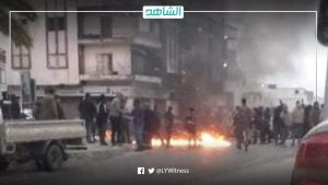 مظاهرات في مدينة البيضاء احتجاجاً على تردي الأوضاع المعيشية