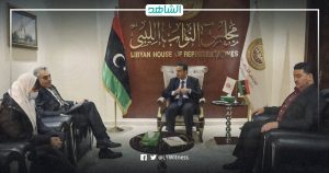 نائب رئيس مجلس النواب يبحث مع السفير الإيطالي المستجدات السياسية في ليبيا