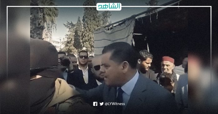 لقاء دبيبة مع عناصر وعائلات أعضاء مجلس شورى بنغازي