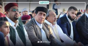 رئيس المجلس الرئاسي الليبي يؤدي صلاة العيد بميدان الشهداء