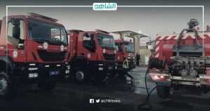 تونس ترفض دخول قافلة إطفاء ليبية للمساعدة في إخماد حريق برج السدرية