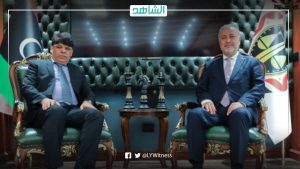 النائب العام الليبي يبحث مع السفير التركي سبل تعزيز التعاون القضائي بين البلدين