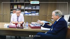 “الحبري” يناقش مع السفير الهولندي تطورات مشروع توحيد مصرف ليبيا المركزي