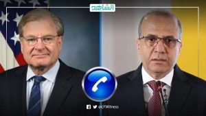“اللافي” يبحث مع السفير الأمريكي تطورات الأوضاع في ليبيا