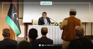 “المنفي” يبحث مع وفد من برقة آخر المستجدات في ليبيا