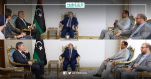 “المشري” يناقش مع سفيري ألمانيا وإيطاليا سبل حل الأزمة الليبية
