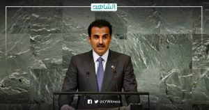 أمير قطر يطالب باتخاذ إجراء دولي وفوري لاستكمال العملية السياسية في ليبيا