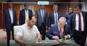 مواصلات الوحدة توقع اتفاقية مع شركة “اريش” التركية لصيانة طرق بجنوب ليبيا