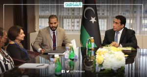 “المنفي” يبحث مع وكيلة الأمين العام للأمم المتحدة مستجدات الأوضاع في ليبيا