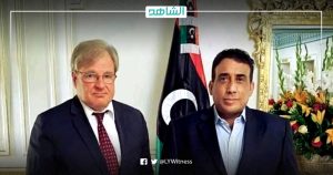 “المنفي” يبحث مع المبعوث الأمريكي آخر التطورات السياسية في ليبيا