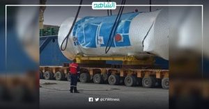 وصول الوحدة الثالثة إلى ميناء طبرق الليبي تمهيدا لتركيبها بالمحطة الغازية