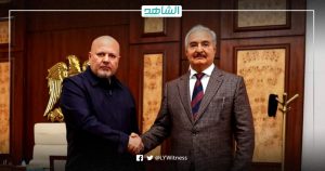 المشير خليفة حفتر يستقبل المدعي العام للمحكمة الجنائية الدولية ببنغازي